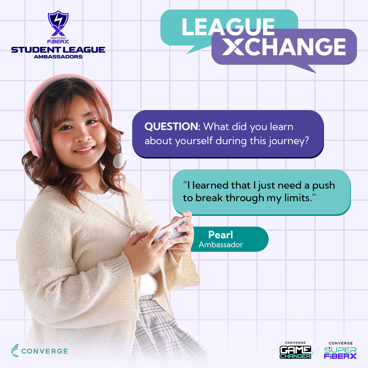 League Xchange story of Pearl, FiberX Student League Ambassador